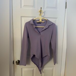 Zara purple bodysuit